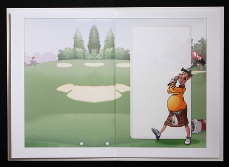 Golf Dude Kilt Insert by Marion Kimberley-Scott