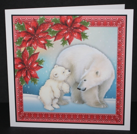 14 8x8 Red Christmas Bumper Kit (includes two inserts) by Marion Kimberley-Scott