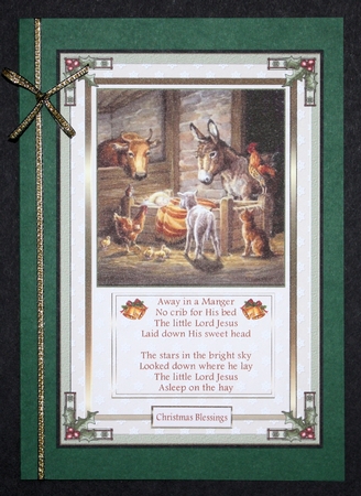 Christmas Away in a Manger Mini Kit by Marion Kimberley-Scott