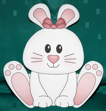 3D Shaped Card  Kit -  Cute Little Ipsy Bunny  by Marion Kimberley-Scott
