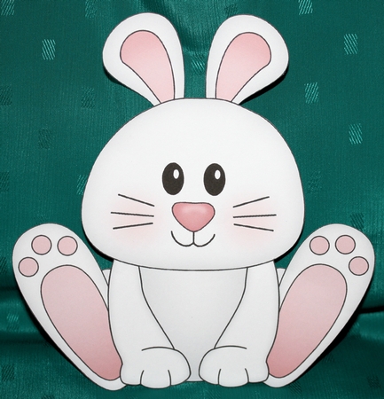 3D Shaped Card  Kit -  Cute Little Dipsy Bunny by Marion Kimberley-Scott