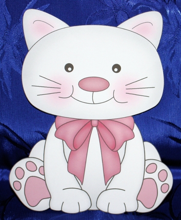 3D Cute Cat Treat Box Gift Set Mini Kit - Cute Little Cat Bella by Marion Kimberley-Scott