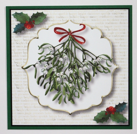 White & Gold - Merry Mistletoe by Marion Kimberley-Scott