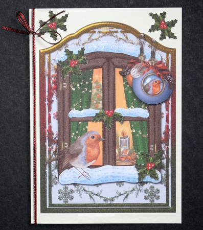 The Festive Robin by Marion Kimberley-Scott