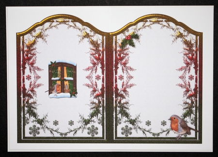 The Festive Robin Plain Insert by Marion Kimberley-Scott