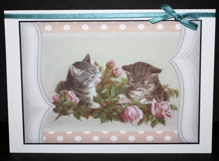 Vintage  Kittens 3 by Marion Kimberley-Scott
