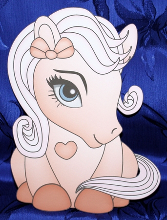 3D Shaped Card Mini Kit - Cute Little Pony Marmalade by Marion Kimberley-Scott
