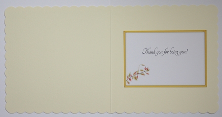 4 THANKSGIVING/GRATITUDE BERRY INSERTS:1 Blank, 3 with Verses by Marion Kimberley-Scott
