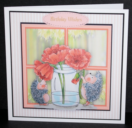 Blooming Loverly Hedgehogs  by Marion Kimberley-Scott