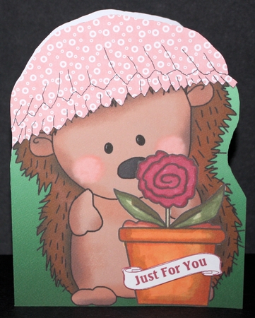 Gardening Hedgehog by Marion Kimberley-Scott