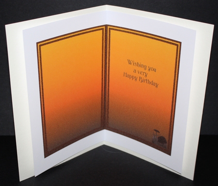 Sunset Hedgehog Insert by Marion Kimberley-Scott
