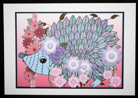 Flower Power Hedgehog by Marion Kimberley-Scott