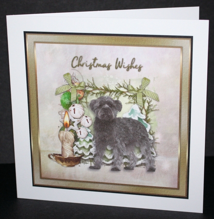 Christmas Wishes Cute Puppy Bumper Kit  by Marion Kimberley-Scott