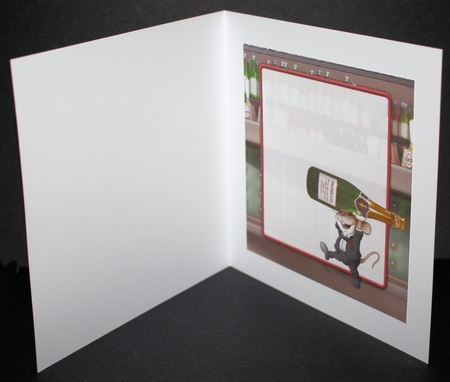 Mr Wine Mouse 8x8 Insert by Marion Kimberley-Scott