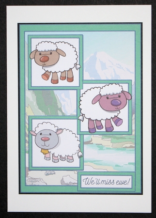 Well Miss Ewe Three Squares by Marion Kimberley-Scott