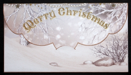 Hedgehog & Mice Christmas Sleigh Money Wallet by Marion Kimberley-Scott