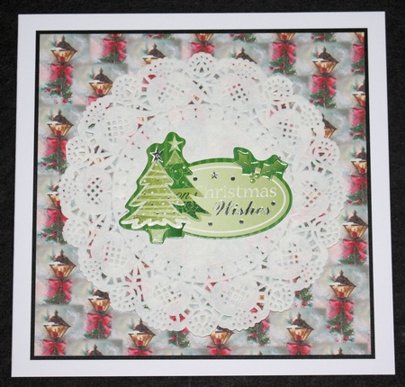 Vintage Christmas Lantern Background by Marion Kimberley-Scott