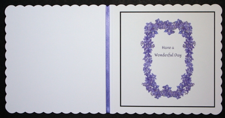 DELPHINIUMS: 3 x Floral Inserts, 2 With Verse by Marion Kimberley-Scott