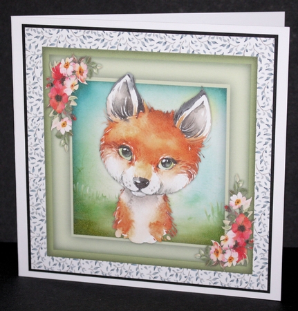 Beautiful Water coloured Fox by Marion Kimberley-Scott