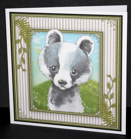 Beautiful Water coloured Badger by Marion Kimberley-Scott