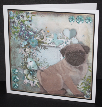 Teal Garden pups Bumper Kit  by Marion Kimberley-Scott