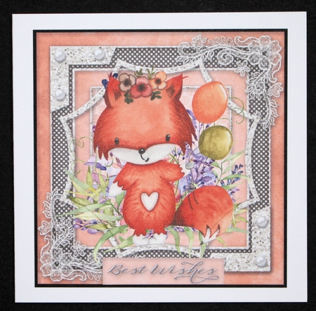 Happy Birthday thank you with love pyramid by Marion Kimberley-Scott