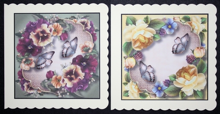 Flowers, Burlap & Butterflies QUICK TOPPER Bumper Kit by Marion Kimberley-Scott