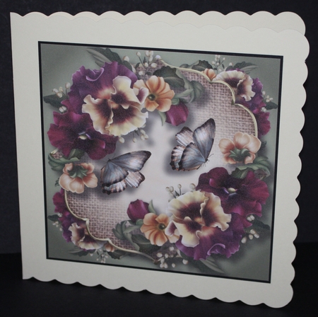 Flowers, Burlap & Butterflies QUICK TOPPER Bumper Kit by Marion Kimberley-Scott