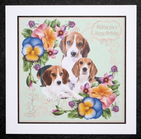 Three Beagles by Marion Kimberley-Scott
