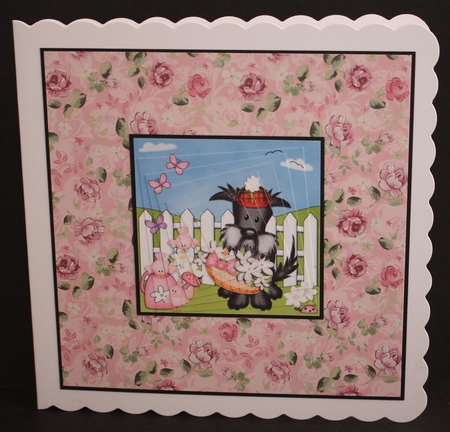 Hamish Scottie Dog Twisted Pyramage sheet by Marion Kimberley-Scott