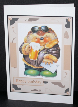 Male birthday greeting card also Fathers day by Marion Kimberley-Scott