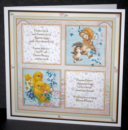Easter Vintage Chicks 6 x sheets Mini Kit by Marion Kimberley-Scott