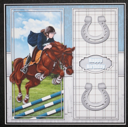 Show Jumping 8x8 Mini Kit by Marion Kimberley-Scott