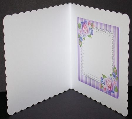 6 Lovely 8x8 Card Fronts of Cute Animals/Inserts with roses Bumper Kit by Marion Kimberley-Scott