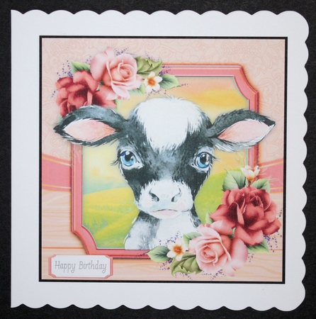 Adorable Black & White Goat 8x8 Mini Kit by Marion Kimberley-Scott