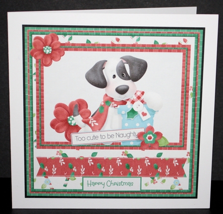 Christmas puppy by Marion Kimberley-Scott