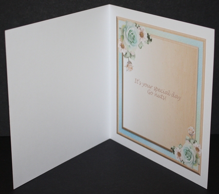 Cute squirrel card mini kit & decoupage by Marion Kimberley-Scott