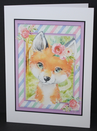 Gorgeous  Birthday Fox by Marion Kimberley-Scott