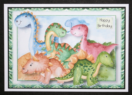 Dinosaur Party A5 by Marion Kimberley-Scott