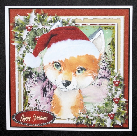 Gorgeous Christmas Fox by Marion Kimberley-Scott