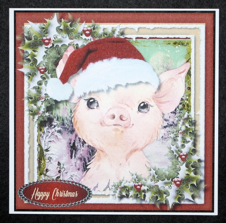 Gorgeous Christmas Pig by Marion Kimberley-Scott