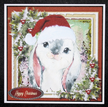 Gorgeous Christmas Rabbit by Marion Kimberley-Scott