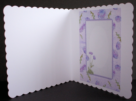 PURPLE FLORAL BACKGROUND: A4 Multi-Directional Backing Paper With Commercial Use by Marion Kimberley-Scott