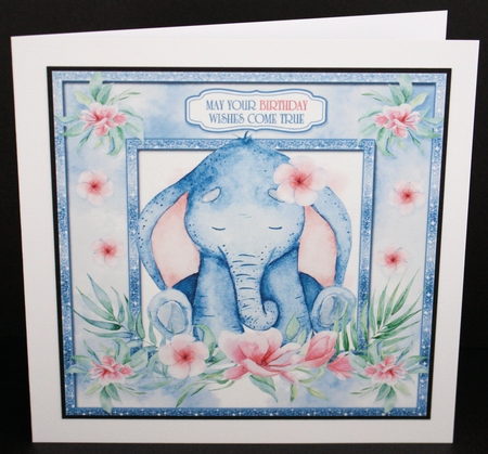 Elephants Always Remember Card Topper Set  by Marion Kimberley-Scott