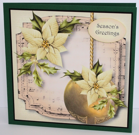 Golden Christmas Bauble QUICK TOPPER Bumper Kit by Marion Kimberley-Scott