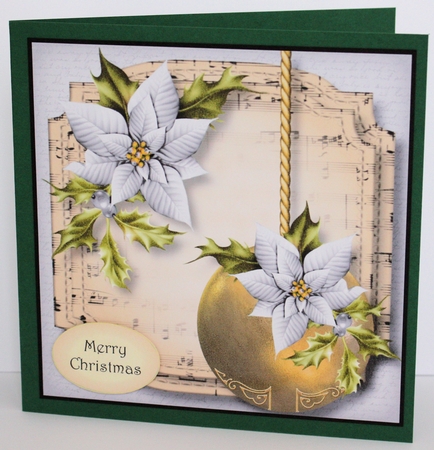 Golden Christmas Bauble QUICK TOPPER Bumper Kit by Marion Kimberley-Scott