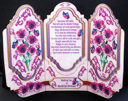 Floral Tri-Fold 2 Mini Kit by Marion Kimberley-Scott