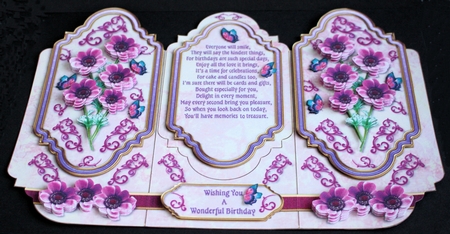 Floral Tri-Fold 2 Mini Kit by Marion Kimberley-Scott