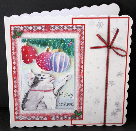CHRISTMAS SNOWFLAKES: Versatile A4 Ink-Saving Background/Backing Paper by Marion Kimberley-Scott