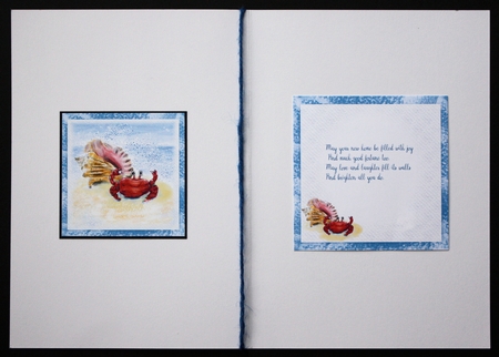 2 NEW HOME HERMIT CRAB & SHELL INSERTS: One Blank Insert, & 1 Verse Insert, + 2 Bonus Verses by Marion Kimberley-Scott